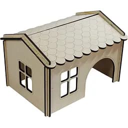 Будинок для гризунів Lucky Pet №111 бежевий 34x24x22 см