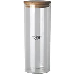 Банка для сипучих продуктів Krauff з бамбуковою кришкою 25 см 1.6 л (31-289-017)