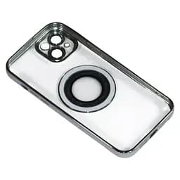 Магнітний чохол XON PhoneCase Magnetic для iPhone 14 Plus (PCMC1114200G 8055) Сірий/Прозорий - мініатюра 2