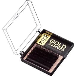 Накладні вії Kodi Professional завиток D 0.10 6 рядів 8-10 мм упаковка Gold Standart