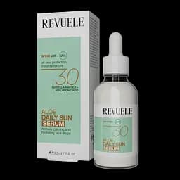 Сыворотка для лица SPF30 aloe daily sun Revuele 30 мл