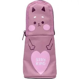 Пенал-подставка Yes PM-M3 Cat Stay kind, 21х8х5 см, розовый (533246)