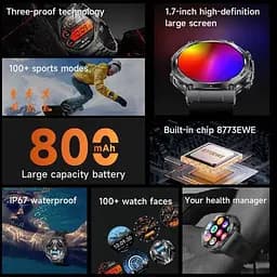 Годинник розумний наручний Smart Mevaden Ulpa Steel (2 ремінці) - мініатюра 10