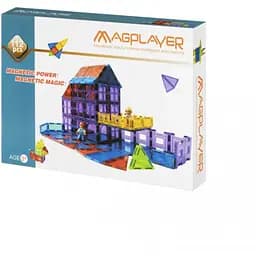 Магнітний конструктор MAGPLAYER Магнітні плитки 112 ел. (MPL-112)