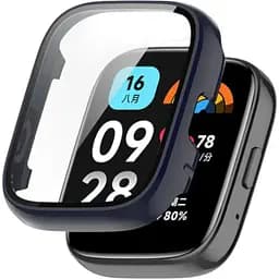Чохол-накладка DK Пластик Gloss Glass Full Cover для Xiaomi Redmi Watch 3 Active / 3 Lite (dark blue)