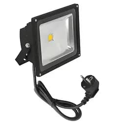 Прожектор Brille вуличний LED вологозахищений IP65 HL-08/50W BK чорний COB