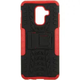 Чохол-накладка Toto Dazzle Kickstand 2 in 1 Case Samsung Galaxy A6+ 2018 Red