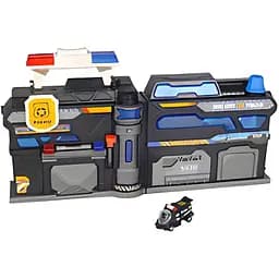 Гараж игровой SK 599 HB со светом и звуком, трансформируется в чемодан, в коробке