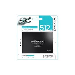 Накопичувач SSD 2.5" 512GB Caiman Wibrand (WI2.5SSD/CA512GBST) - мініатюра 2