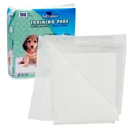 Advance Dog Training Pads адванс пелюшка для собак суперабсорбент з індикацією 59.6х59.6 см пакунок 100 шт