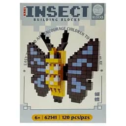 Детский конструктор "Насекомые" A62141, 120 деталей