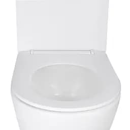 Унітаз підвісний Qtap Swan безободковий Ultra Quiet з сидінням Soft-close QT16335179W, Білий - мініатюра 5
