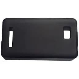 Чохол-накладка для HTC Desire 400 чорний матовий