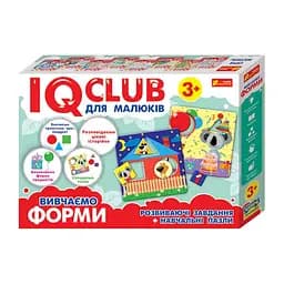 Учебные пазлы Изучаем формы.IQ-club для малышей 13203007, 6 карт в наборе