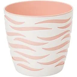 Горщик для квітів Form-Plastic Sahara Duo-14 1.65 л біло-нюдовий (4400-011+066W)