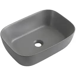 Умивальник накладний Mixxus Premium Diverse-0116 grey 455x330x135 мм MP6651, Графит