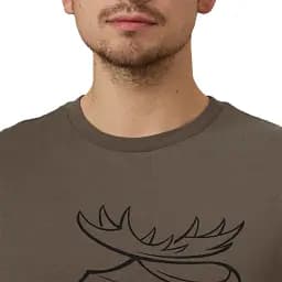 Футболка Harkila graphic t-shirt 2-pack 2XL Коричневий/темно-сірий - мініатюра 4