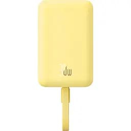 Павербанк Baseus Magnetic Mini Yellow 10 000 mAh / 30 Вт (P1002210BY23-00) - мініатюра 5