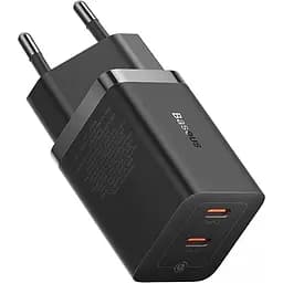 Мережевий зарядний пристрій Baseus GaN5 Pro 40W 2xUSB-C Black (CCGP180101) [113782] - мініатюра 3