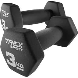 Гантелі для фітнесу Trex Sport неопренові TX-030VD 2x3кг