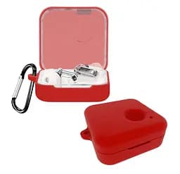 Чохол-накладка DK Silicone Candy Friendly з карабіном для Nothing Ear (1) (red) - мініатюра 2