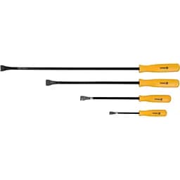 Ломи з ручкою Vorel l= 195/ 305/ 445/ 600 мм, пруг- 11/ 16/ 21 мм 4 шт. (34184)