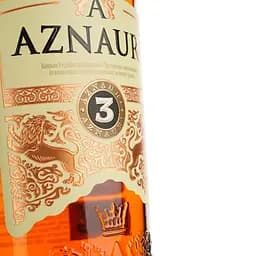 Уцінка. Коньяк України Aznauri 3 зірки 40% 0.5 л (690230) - мініатюра 3