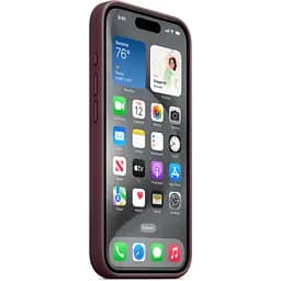 Чохол Apple FineWoven Case with MagSafe для iPhone 15 Pro Max Mulberry (MT4X3ZM/A) [92923] - мініатюра 4