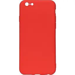 Чохол-накладка Toto 1 mm Matt TPU Case Apple iPhone 6/6s Red