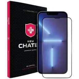 Захисне скло для смартфона +NEU Chatel Corning Gorilla Glass with Mesh for iPhone 13 Pro/14 Black