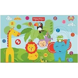 Коврик антискользящий Fisher-Price Джунгли, 120х80 см (FP-PC007)