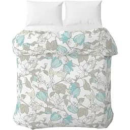 Пододеяльник Home Line Весенний вечер бязь 145х215 см голубой (168664)