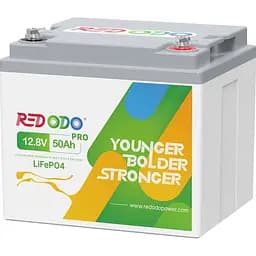 Аккумулятор Redodo LiFePO4 12V (12.8V/50Ah/640Wh) [123759]