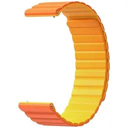 Ремешок для часов Kospet Tank T2 и Kospet Tank M2 магнитный 22x267 мм Yellow Orange (15239)