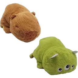 Детская мягкая игрушка Капибара-Монстр Bambi KPR-MNSTR двухсторонняя 22 см