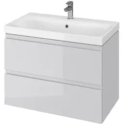 Тумба з умивальником Cersanit Moduo 80x45 Сірий