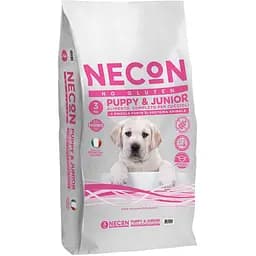 Сухой корм для щенков и юниоров средних и крупных пород Necon Puppy & Junior свинина 3 кг