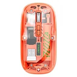 Комп'ютерна миша T-WOLF X11 беспроводная, бесшумная с аккумулятором 2,4G+Bluetooth Orange