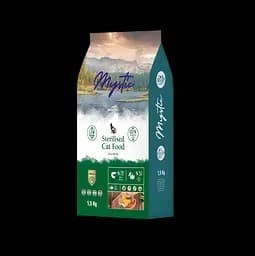 Сухий Корм ​​Mystic Беззерновий для дорослих стерилізованих котів з Лососем 1,5 кг