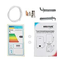 Водонагрівач Mixxus EWH-07080 ROUND WET 80 л, 1.5 кВт, мокрий ТЕН, вертикальний, циліндричний, білий (WH0602) - мініатюра 5