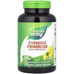Олія примули вечірньої Nature's Way Evening Primrose, 120 капсул для підтримки жіночого здоров'я