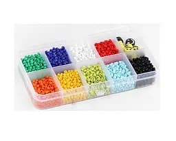 Набор бисера 1194-4, Бусины, леска, фурнитура, в юоксе (6982532400241)