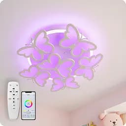 Люстра світлодіодна 517 Dlight 3color з пультом 105Вт Білий (02122)