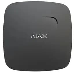 Датчик диму Ajax з температурним сенсором бездротовий FireProtect black