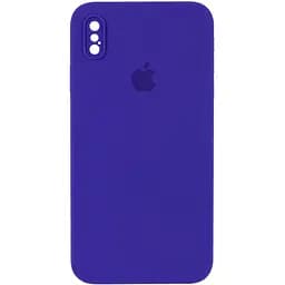 Чохол Epik Silicone Case Square Full Camera Protective AA для Apple iPhone XS Max 6.5 Фіолетовий/Ultra Violet