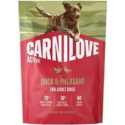 Сухой корм для собак Carnilove Active Duck & Pheasant утка и фазан 1.5 кг