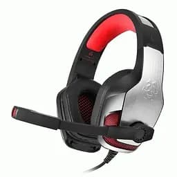 Дротова ігрова гарнітура Hunterspider Gaming with LED V4, USB, 3.5mm, 2.2m, silver