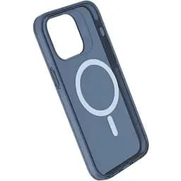 Чохол Vokamo для iPhone 15 Pro захисний з магнітним кільцем блакитний - мініатюра 2