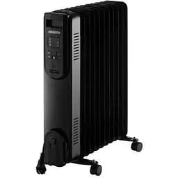 Масляный радиатор Ardesto 2.5 кВт площадь обогрева 25 кв.м черный напольный 11 секций (OFH-E11X2)