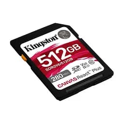 Карта пам'яті SDXC (UHS-II U3) Kingston Canvas React Plus 512Gb class 10 V60 (R280MB/s, W150MB/s) - мініатюра 3